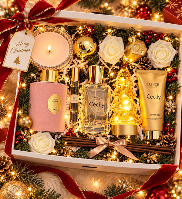 Cadeaubox vrouw (Kerst editie)